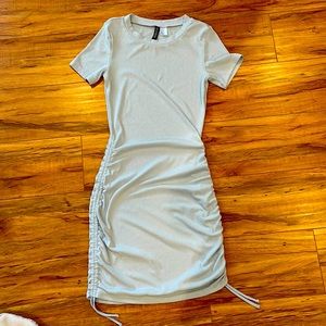 Baby blue with ruched sides-  mini dress XS